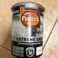 Отзыв о Сверхпрочная защитная краска для древесины Pinotex Extreme One: Защитит дерево при любой погоде