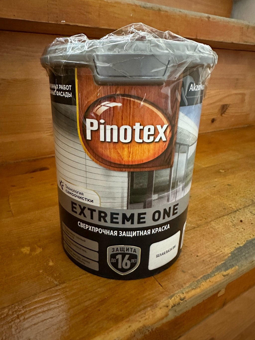 Сверхпрочная защитная краска для древесины Pinotex Extreme One - Супер прочность на долгие годы