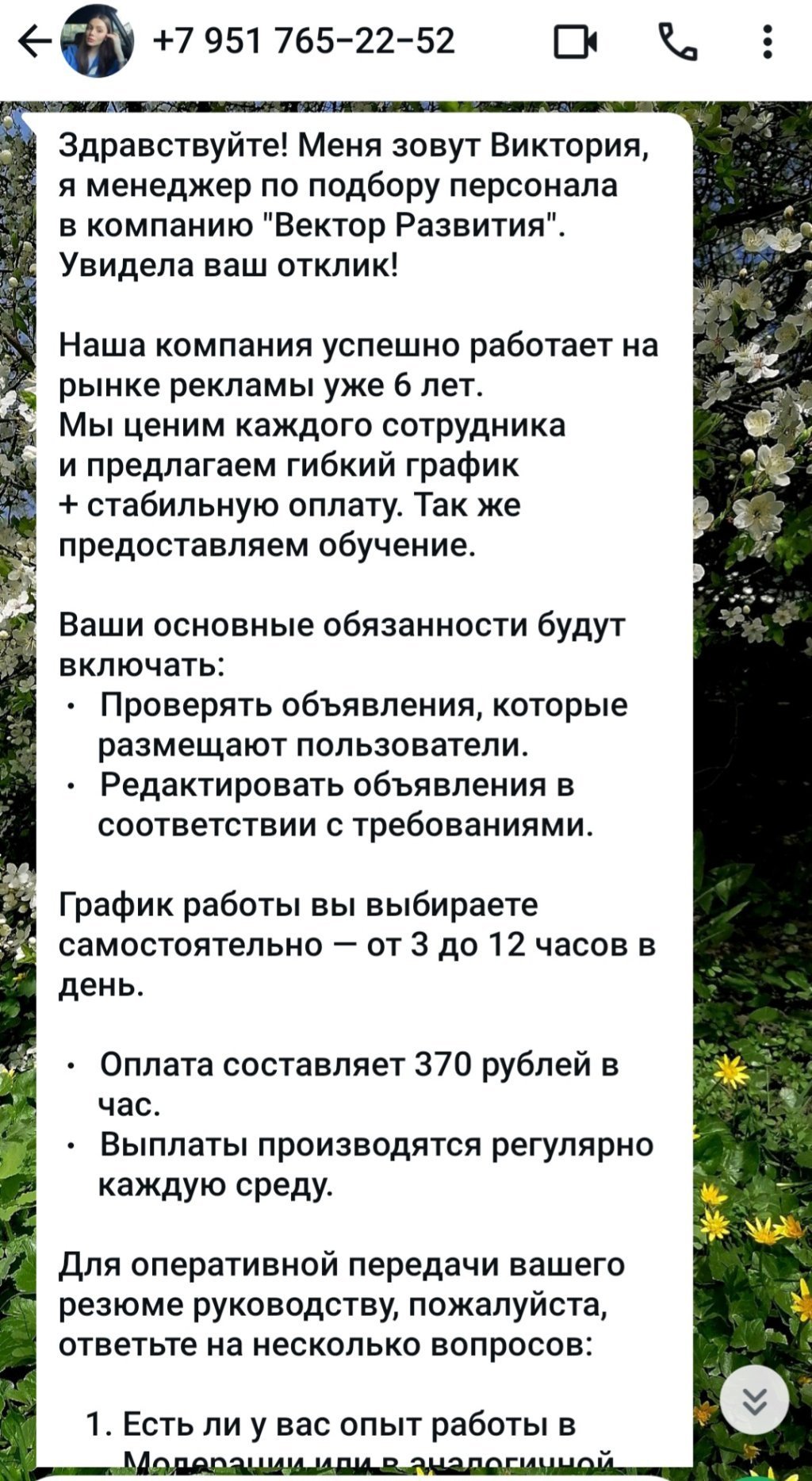 megablacklist - Компания Вектор развития. Вакансия модератор. Мошенники под видом трудоустройства.