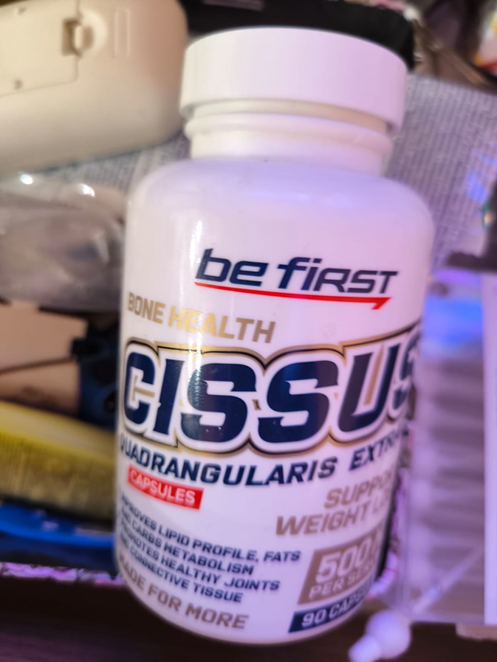 Be first Cissus guadrangularis extract capsules, 120 капсул - Рабочий состав