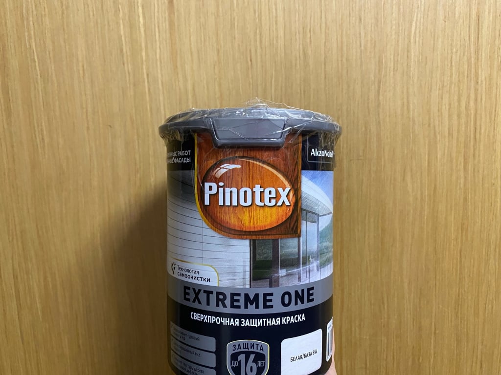 Сверхпрочная защитная краска для древесины Pinotex Extreme One - Высокая прочность и долговечность