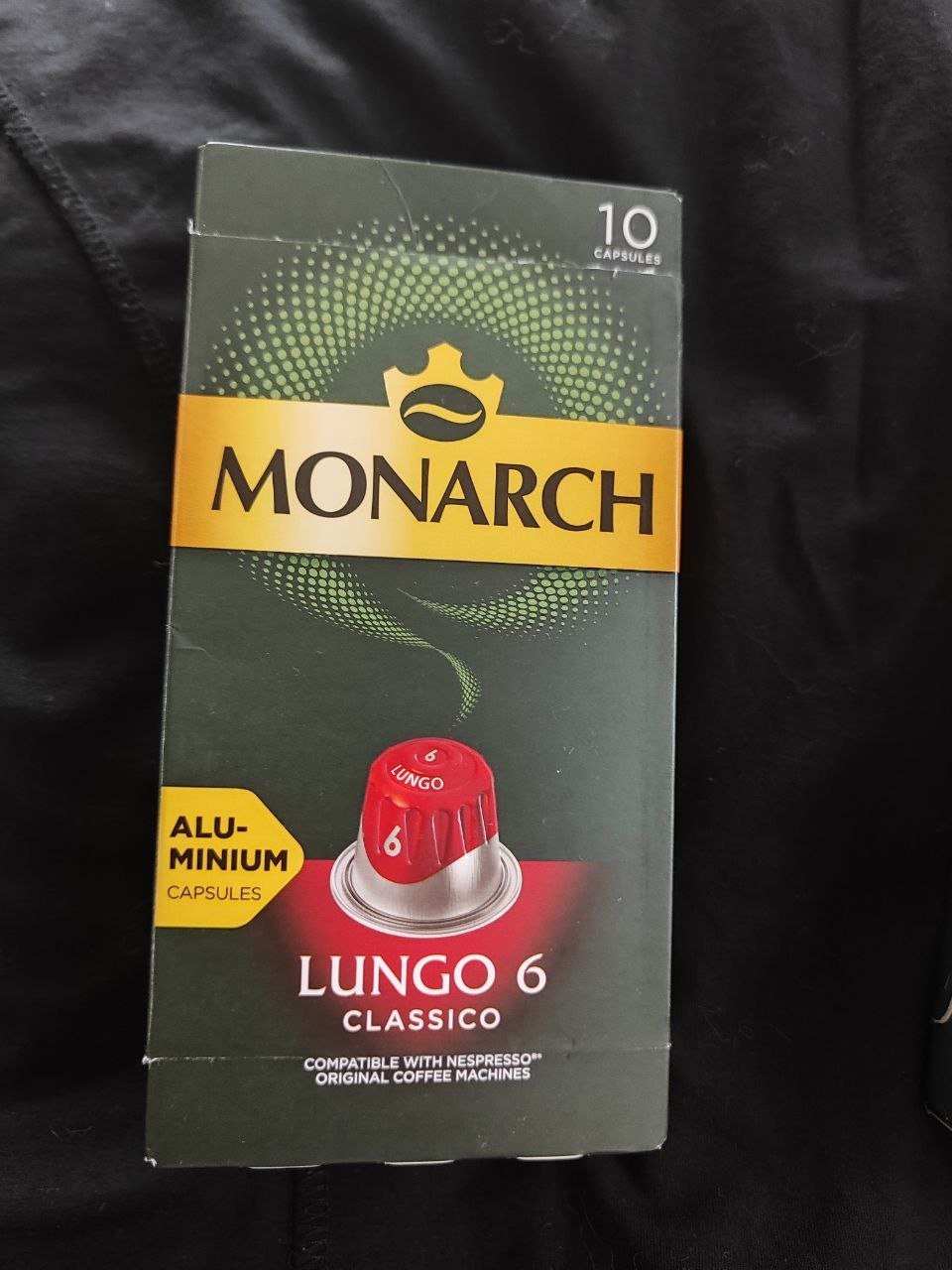 Monarch Lungo 6 Classico для системы Nespresso в алюминиевых капсулах - У этого кофе приятный мягкий вкус