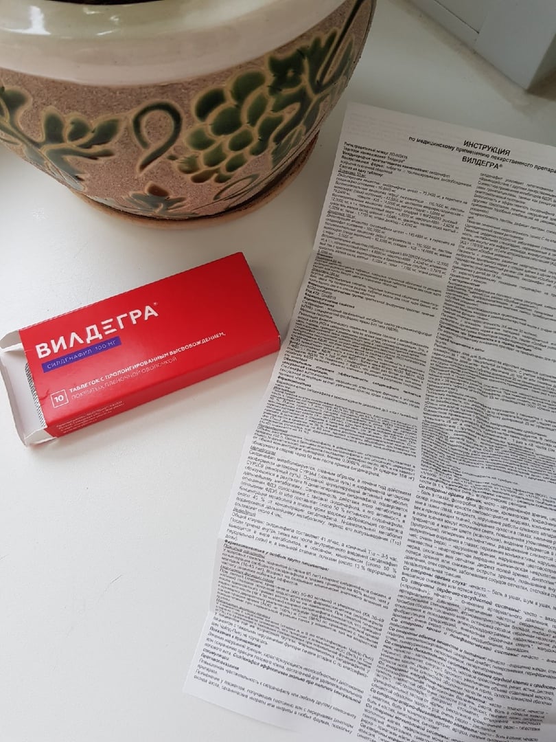 Вилдегра - Синенькая таблетка для улучшения интимной жизни