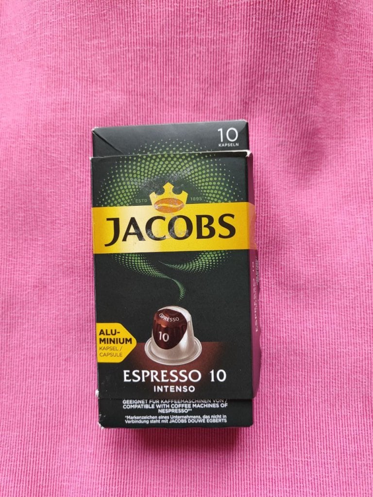 Капсулы Jacobs Espresso Intenso 10 - Кофе бодрит с первого глотка
