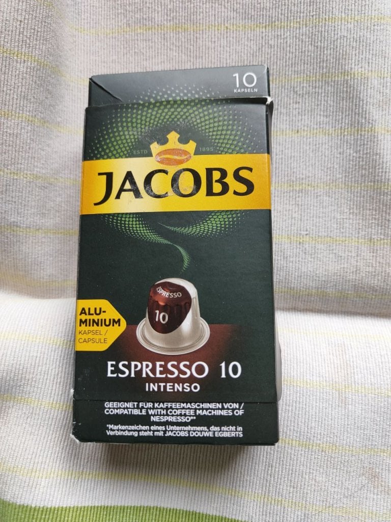 Капсулы Jacobs Espresso Intenso 10 - Приятно, что адекватна стоимость